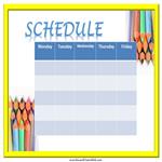 Schedule 